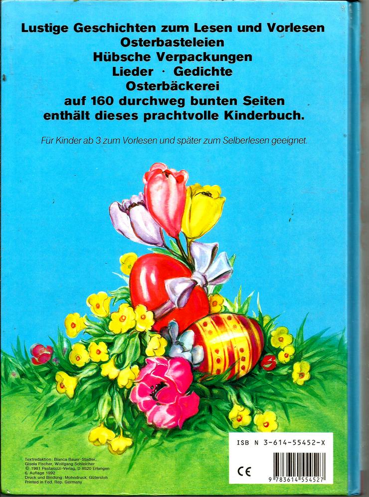 Bild 2: Ostergeschenk! "Mein großes Osterbuch"+"Mit Sandmännlein ins Zauberreich"-Bilderbuch+Kinder+Ostern+Osternest+Osterhase