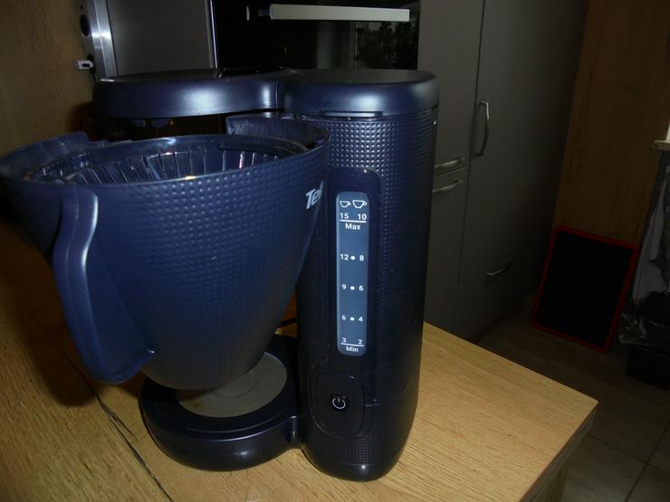 Bild 3: Tefal Filterkaffeemaschine CM2M08 1,25 L Dauerfilter Blau ohne Kanne neuwertig