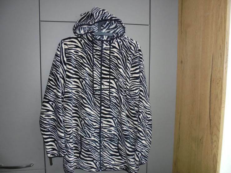 Bild 2: NEU: Damen Kapuzen Fleece Weste Gr. L braun/beige