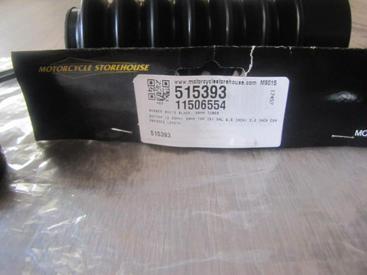 Bild 4: Harley Gabel Faltenbälge Manschetten Fork Boots 39mm Sportster Dyna FXR etc. - NEU/OVP