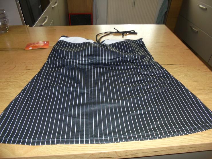 Bild 4: NEU: Damen Tankini Oberteil Gr. 40 schwarz/weiß gestreift v. Octopus