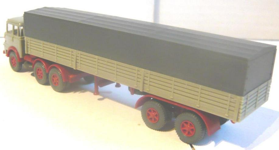 Bild 8: Wiking alt 1:87 Büssing LU7 Krupp Titan Krupp 806 Lastzüge Sattelzug