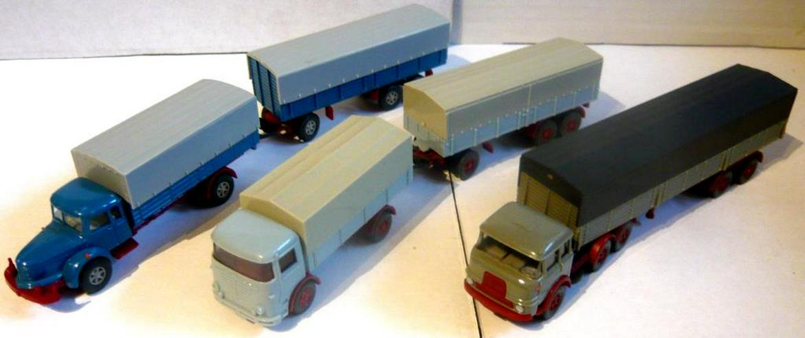 Wiking alt 1:87 Büssing LU7 Krupp Titan Krupp 806 Lastzüge Sattelzug