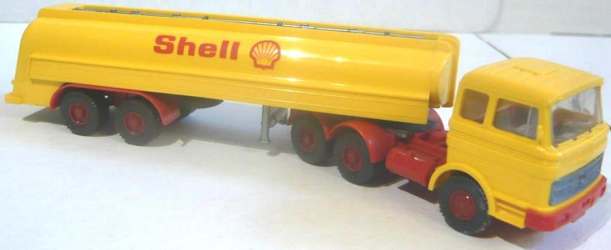 Bild 2: Wiking alt 1:87 MB 2223 Shell Tanksattelzug Tankzug