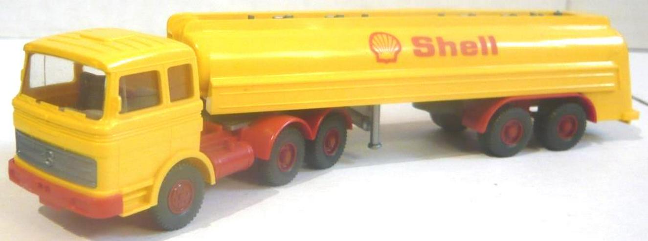 Wiking alt 1:87 MB 2223 Shell Tanksattelzug Tankzug