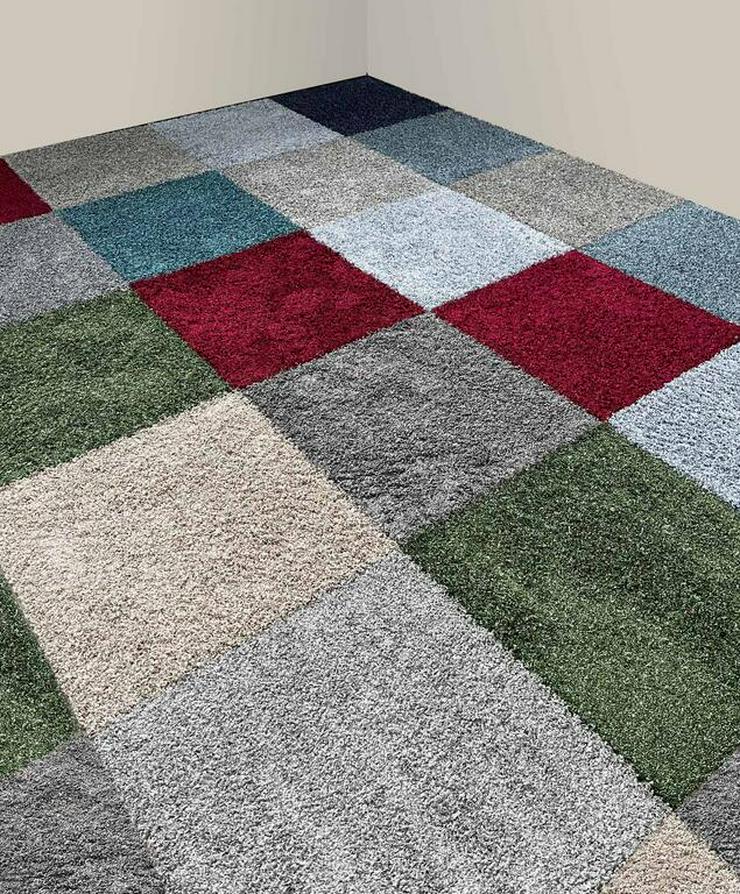 Bild 5: Touch & Tones 103 Hochflor-Teppichfliesen im Mix 50x50cm