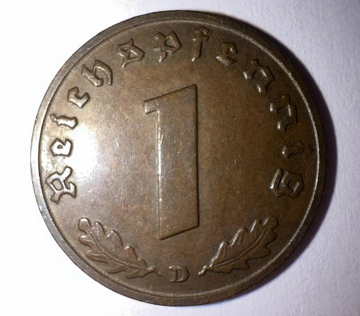 1 Reichspfennig 1938 „D“ Kursmünze Deutsches Reich 3. Reich