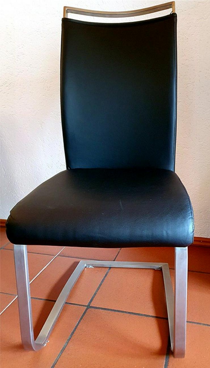 4 Schwingstühle mit Griffleiste
