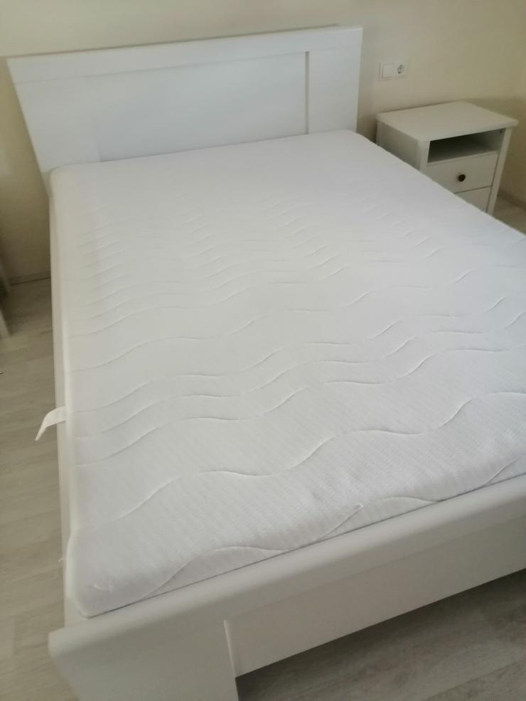 Bild 4: 1 Jahres Bett Komfortbett Evelyn 140 x 200 cm mit Lattenrost Alpinweiß