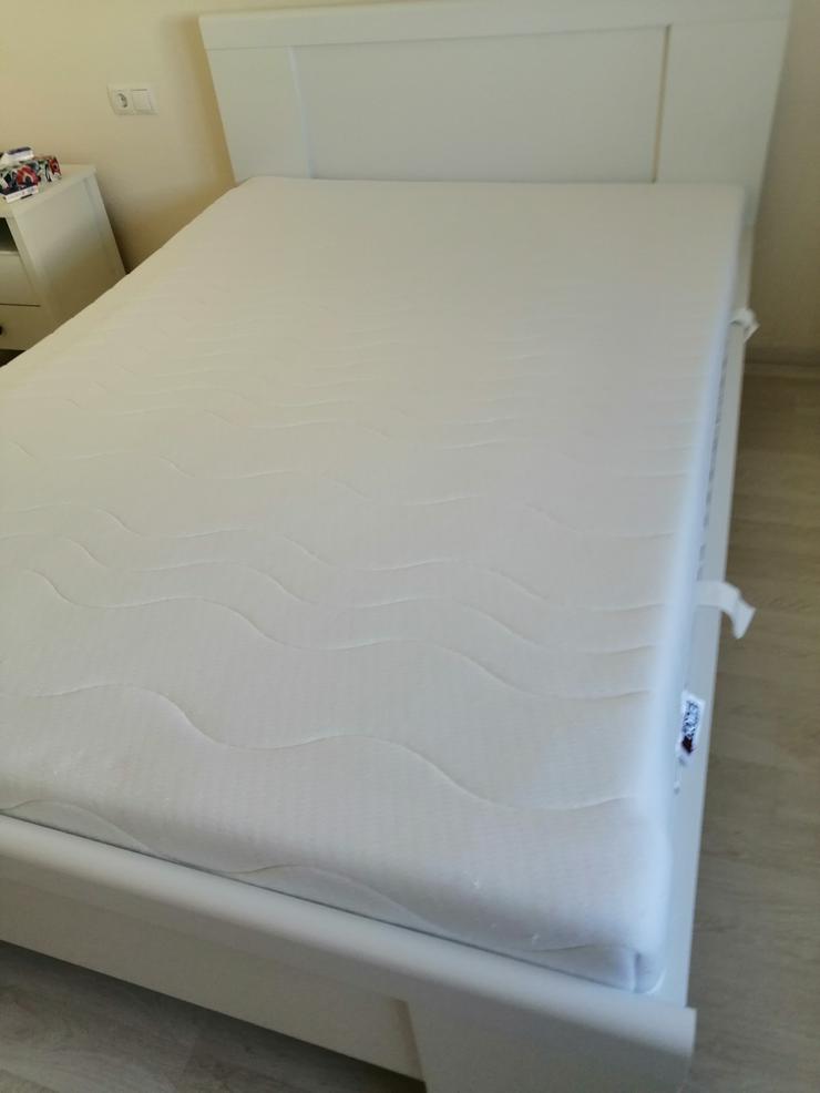 Bild 5: 1 Jahres Bett Komfortbett Evelyn 140 x 200 cm mit Lattenrost Alpinweiß