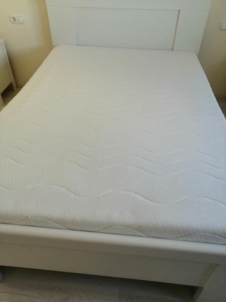 Bild 3: 1 Jahres Bett Komfortbett Evelyn 140 x 200 cm mit Lattenrost Alpinweiß