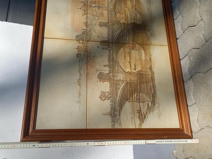Bild 4: Bild aus Fliesen "Stadtansicht Rom" , Maße: ca. 90 x 70