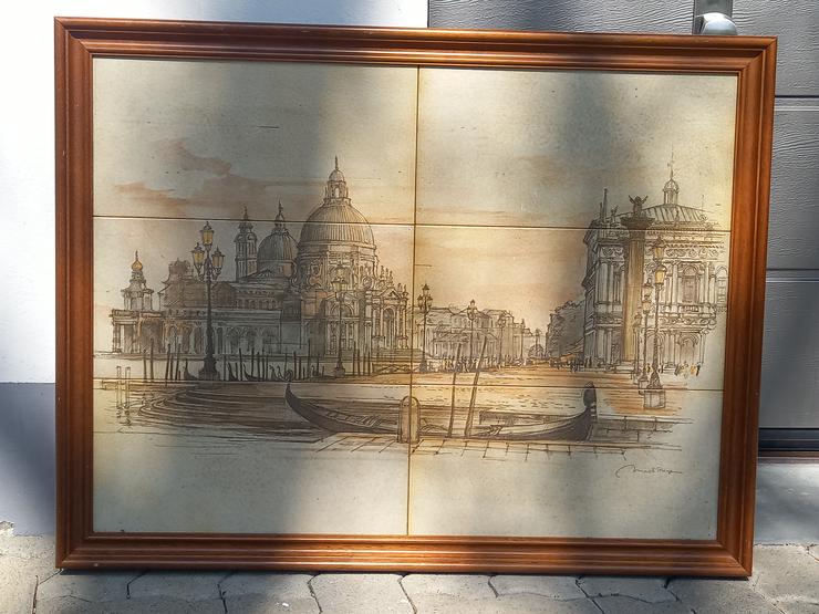 Bild aus Fliesen "Stadtansicht Venedig" , Maße: ca. 90 x 70