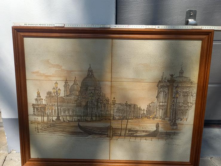 Bild 3: Bild aus Fliesen "Stadtansicht Venedig" , Maße: ca. 90 x 70