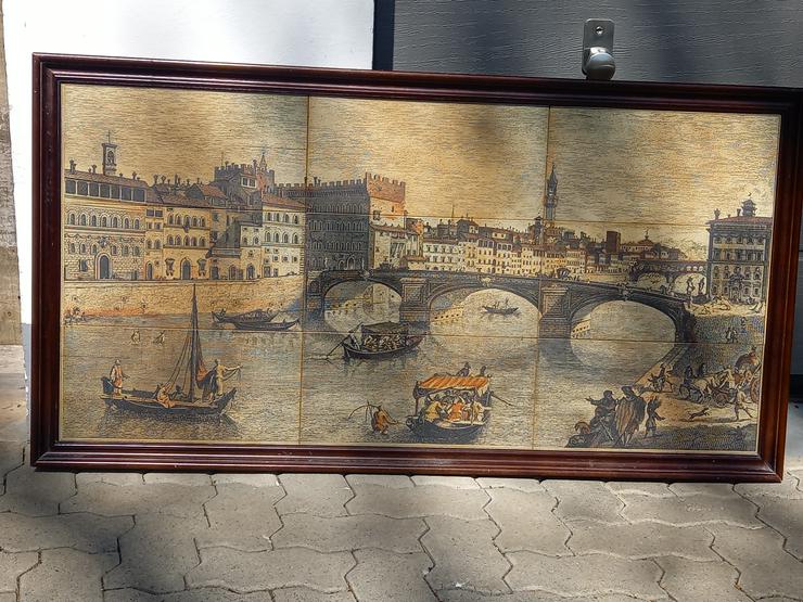 Bild aus Fliesen "Stadtansicht Florenz", Maße: ca. 125 x 70