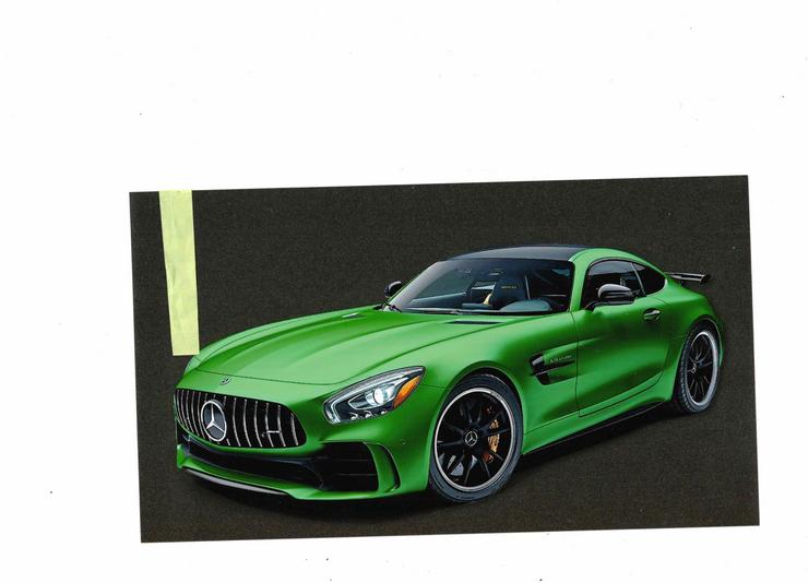 Hochglanz auf Fotopapier Mercedes