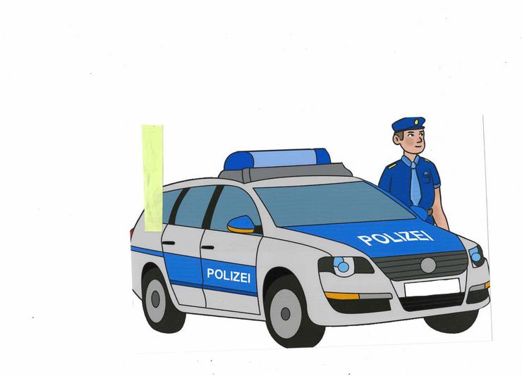 Hochglanz auf Fotopapier POLIZEI