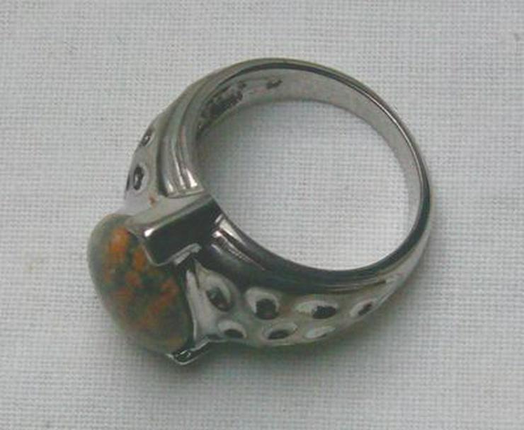 Bild 4: Ring 925 Silber mit gefassten Achatstein