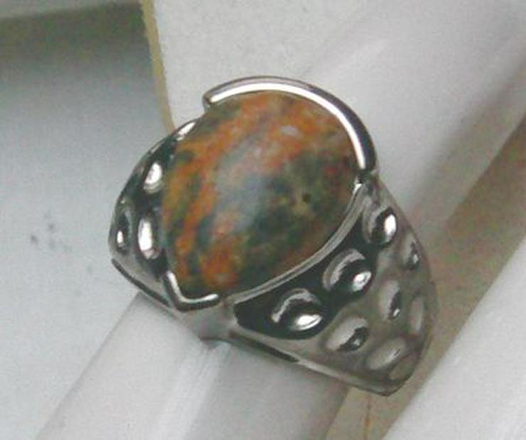 Bild 5: Ring 925 Silber mit gefassten Achatstein