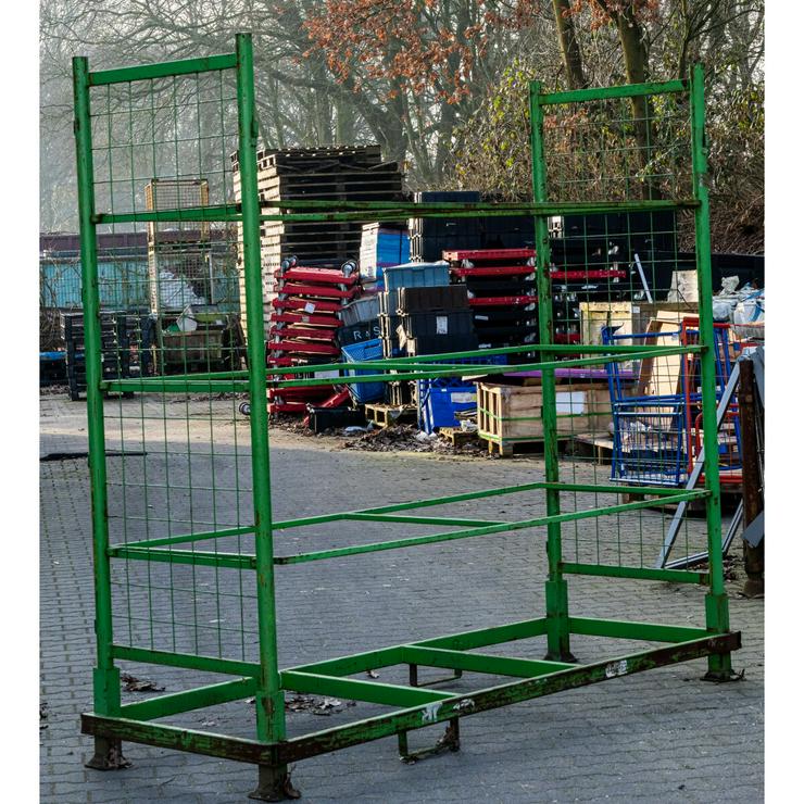 8x Stapelgestell Rungen Rungengestell Regal 225x85x213 cm (lxtxh)