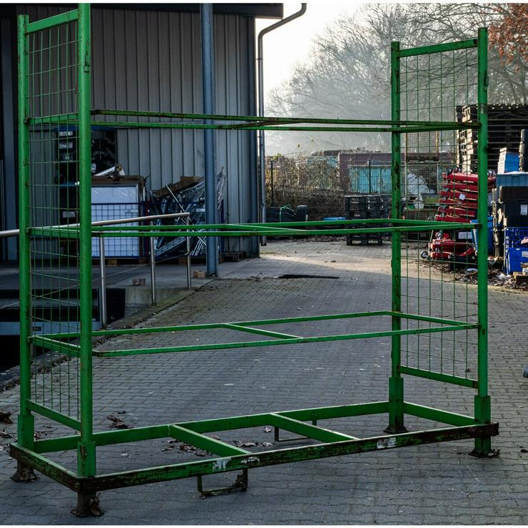 Bild 2: 8x Stapelgestell Rungen Rungengestell Regal 225x85x213 cm (lxtxh)