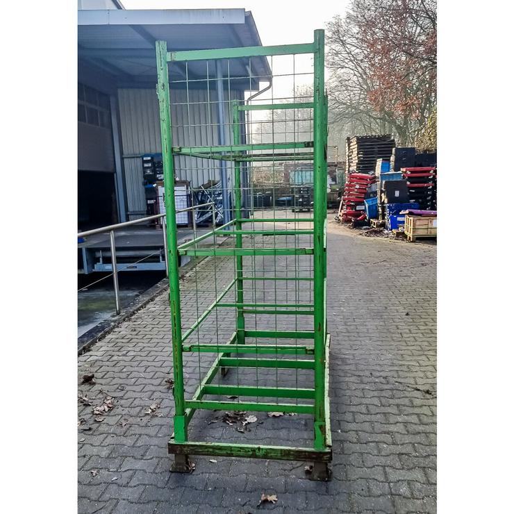 Bild 5: 8x Stapelgestell Rungen Rungengestell Regal 225x85x213 cm (lxtxh)