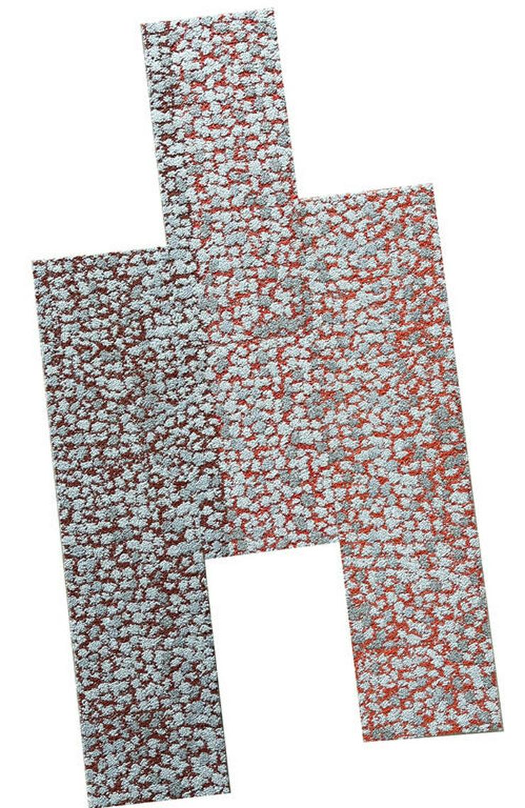 Bild 3: 36 m² Human Nature 840 Grau/Orange Teppichfliesen