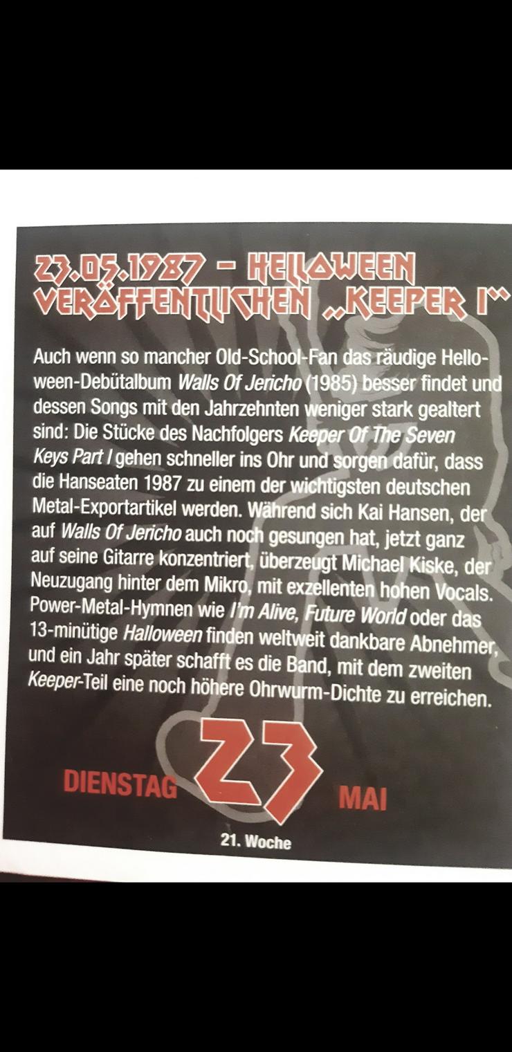 Bild 2: Helloween-KeeperI-38thAZ AaronZzTop Uvm