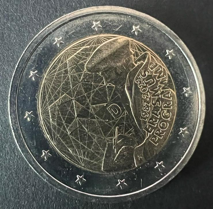 2 Euro Gedenkmünze der BRD von 2022 / 35 Jahre Erasmus-Programm