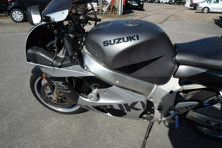 Bild 11: Suzuki GSX-R 600 BOS Carbon Sportauspuff Motorradständer Soziusab
