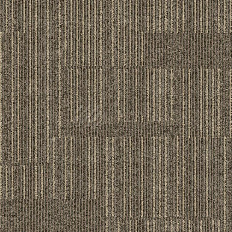 Sonderangebot. Braune Teppichfliesen mit Streifenmuster