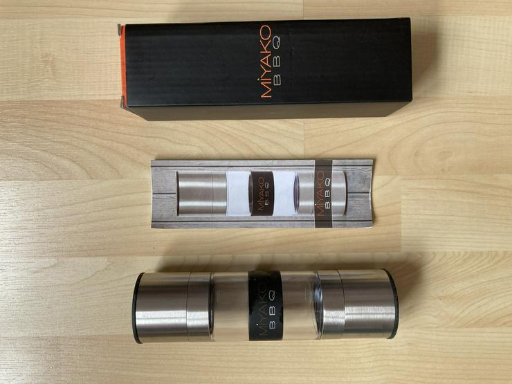 UNBENUTZT Miyako BBQ Salz- und Pfeffermühle