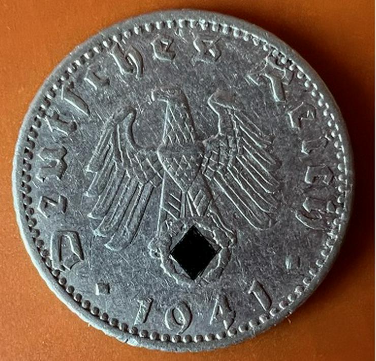 Bild 2: 50 Reichspfennig 1941 „G“ Kursmünze Deutsches Reich 2. Weltkrieg