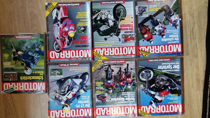 "Motorrad"-Zeitung aus Jahrgang 1988, 1990 und 1991