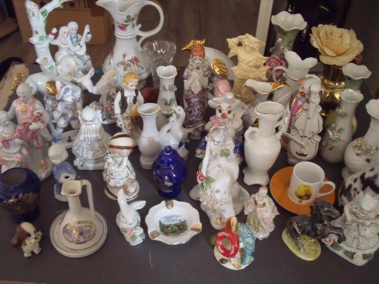 Porzelan 50 Stück Deko verschiedene Figuren Sammeln + Geschenk.