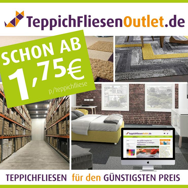 Bild 8: Dekorative graue Interface-Teppichfliesen mit Muster