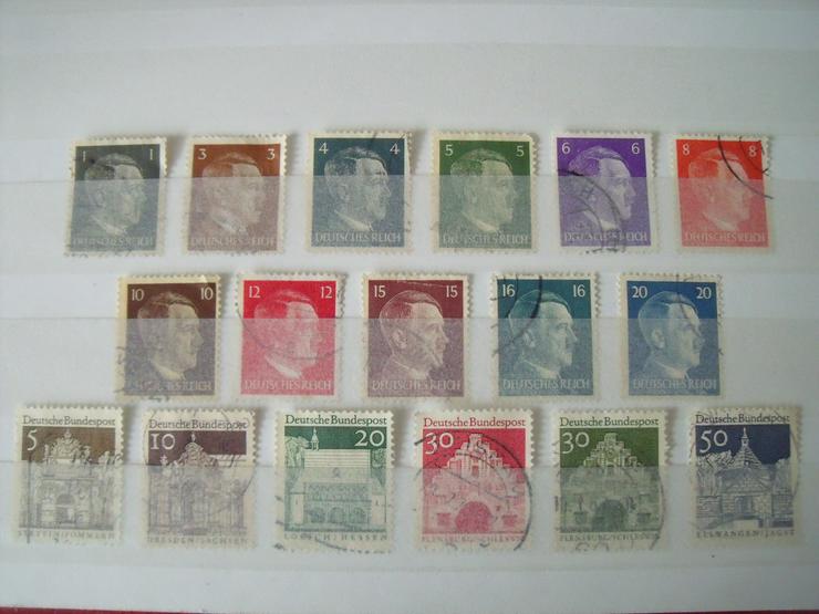 Bild 7: Samlung Post Briefmarken Deutsche Reich , Selten.