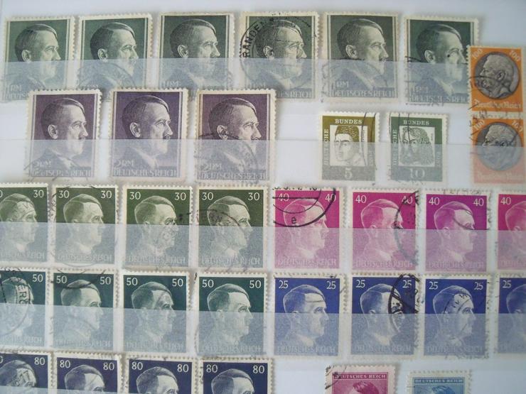 Bild 9: Samlung Post Briefmarken Deutsche Reich , Selten.