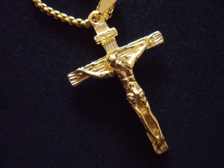 Bild 2: 3 St Herren Kette Schmuck , Silber Kette mit Kulon .