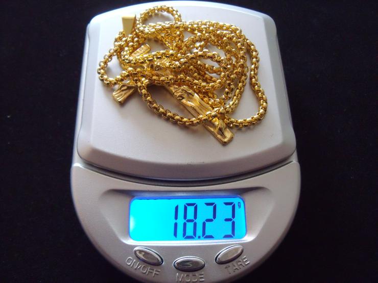 Bild 10: 3 St Herren Kette Schmuck , Silber Kette mit Kulon .
