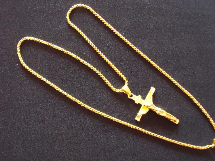 Bild 8: 3 St Herren Kette Schmuck , Silber Kette mit Kulon .
