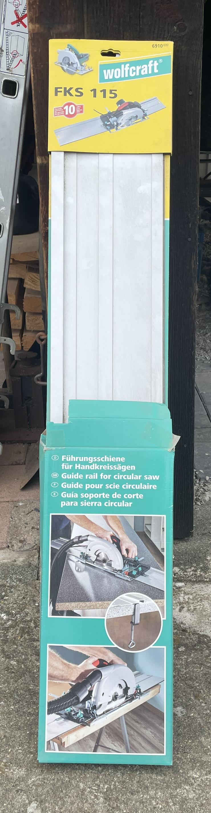 Bild 2: Wolfcraft Führungsschiene FKS 115 für Handkreissägen