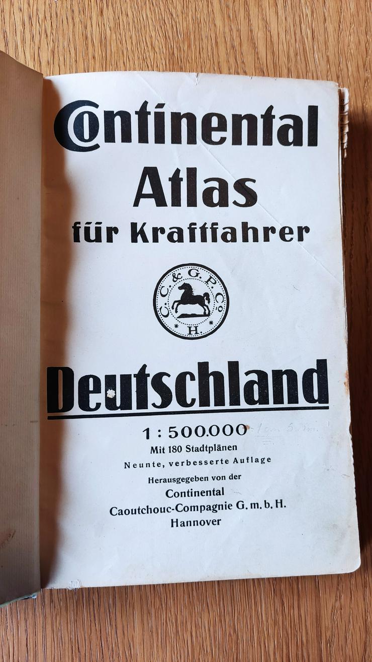 Bild 2: Continental-Atlas für Kraftfahrer – DEUTSCHLAND Bj.1929/1930