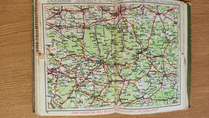 Bild 10: Continental-Atlas für Kraftfahrer – DEUTSCHLAND Bj.1929/1930