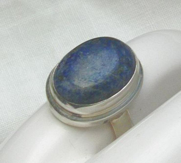 Bild 5: Ring, 925 Silber mit gefassten Lapislazulu