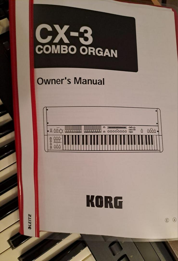 Bild 5: Korg CX3 II Generation 2 digitale Orgel HAMMOND CLONE