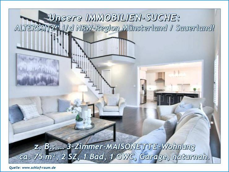 Bild 3: Miet-GESUCH: MAISONETTE, 3 ZKDB WOHNUNG, kleines HAUS o. kleinen BUNGALOW im MÜNSTERLAND oder SAUERLAND - ab 03/26.