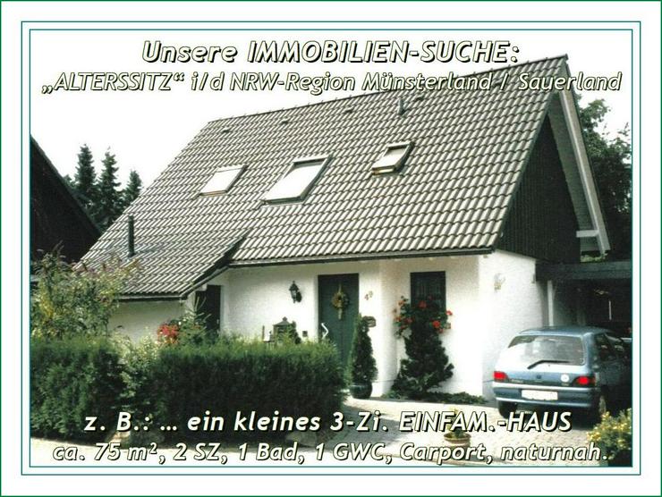 Bild 5: Miet-GESUCH: MAISONETTE, 3 ZKDB, kleines HAUS o. kleinen BUNGALOW im MÜNSTERLAND oder SAUERLAND - ab 03/26.