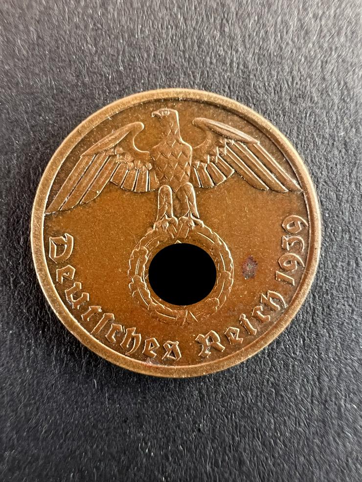 Bild 2: 1 Reichspfennig 1939 „A“ Kursmünze Deutsches Reich 3. Reich