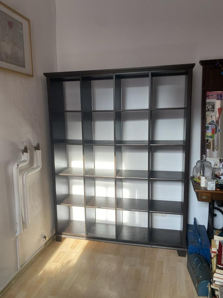 Schwarzes Bücherregal - Schränke & Regale - Bild 1